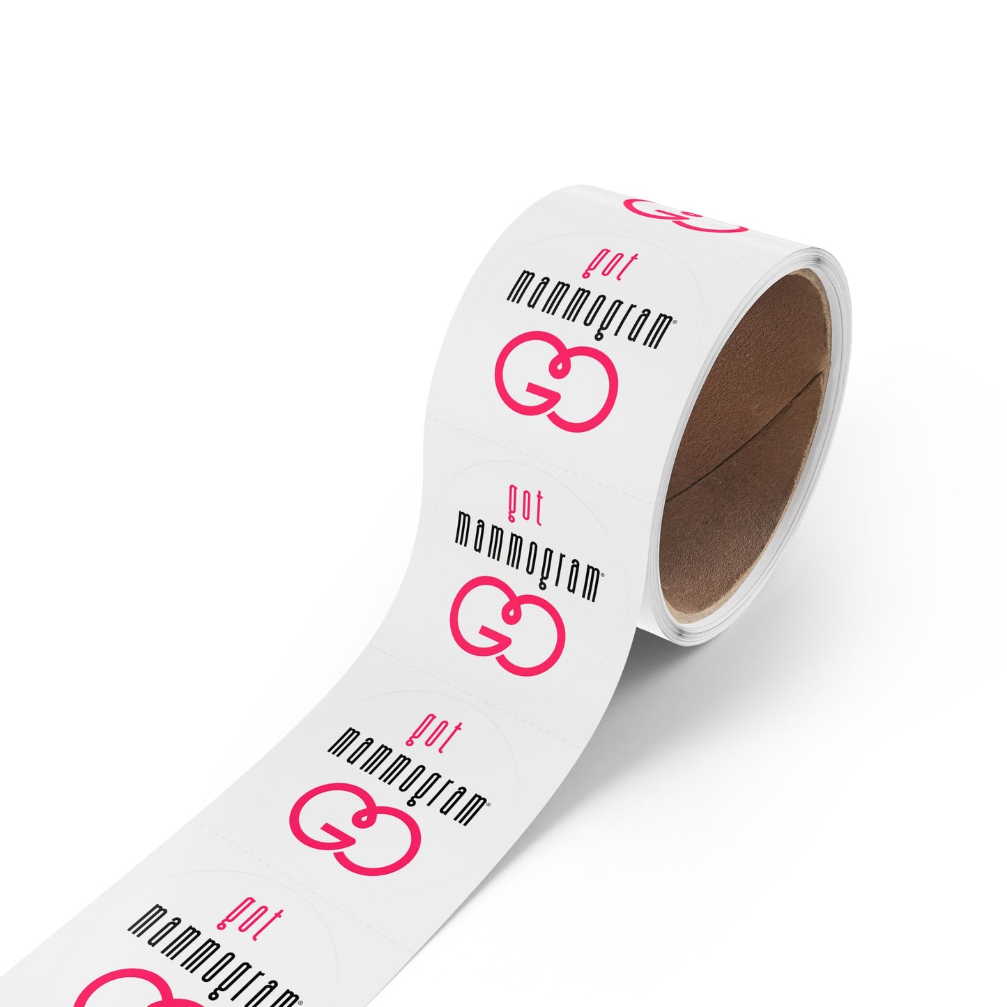 Breast Cancer Awareness Got Mammogram White Sticker - Durable and Vibrant