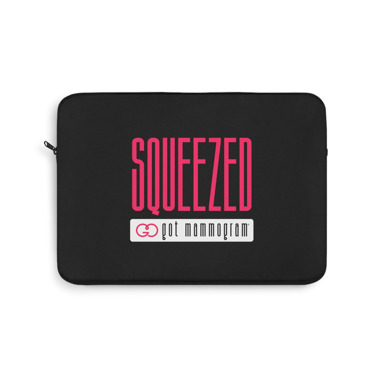 Squeezed Mammogram Laptop Sleeve - Breast Cancer Awareness