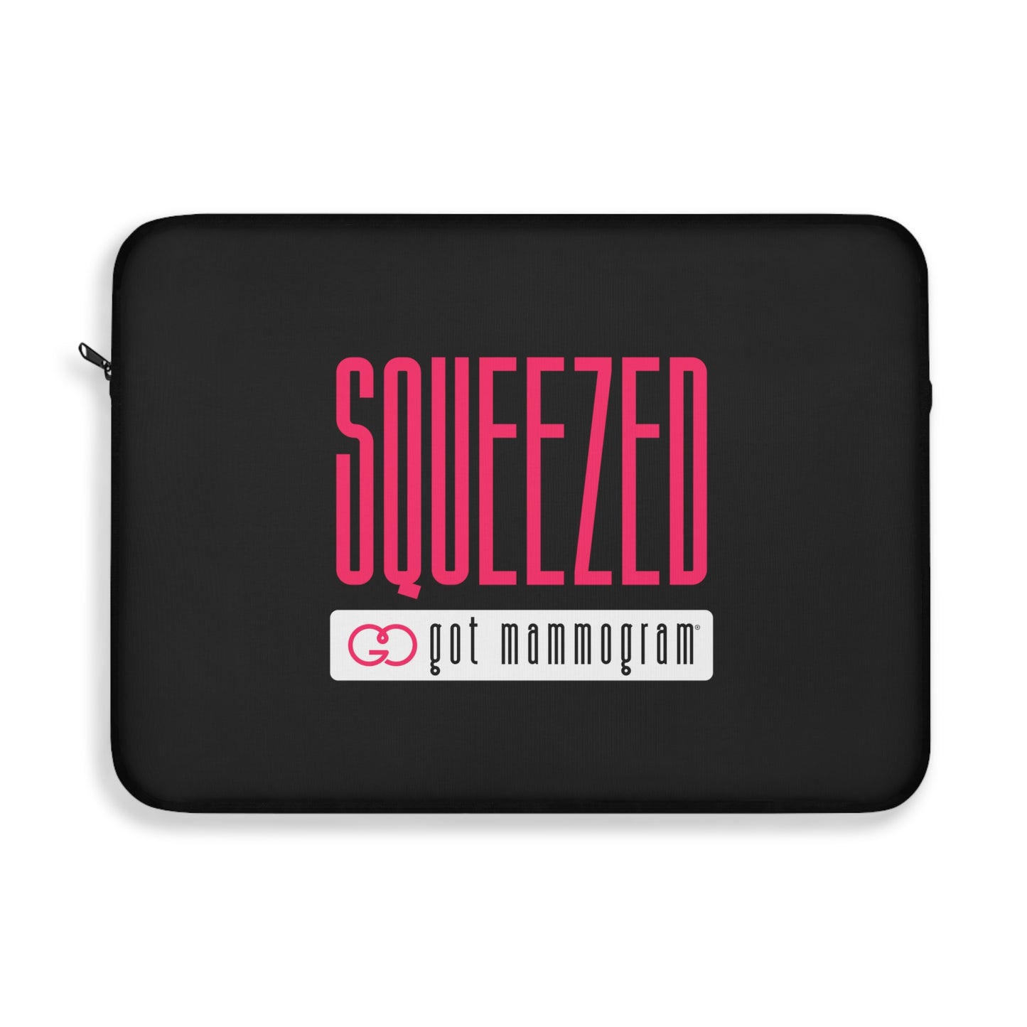 Squeezed Mammogram Laptop Sleeve - Breast Cancer Awareness