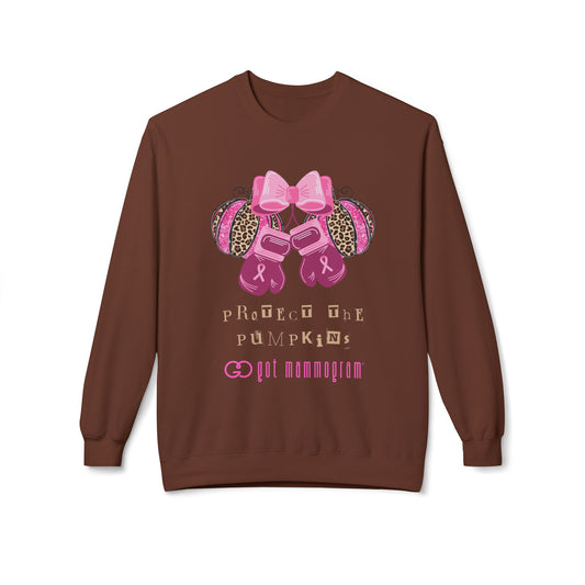 Protect the Pumpkins Mammogram Sweatshirt - Breast Cancer Awareness