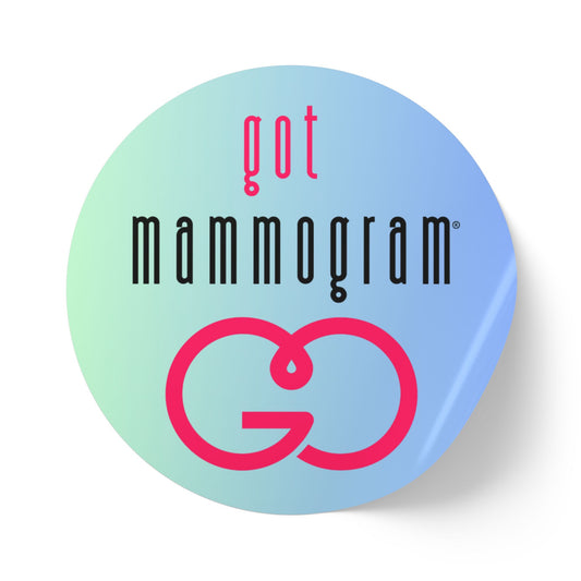 Breast Cancer Awareness Got Mammogram Ocean Sticker - Durable and Vibrant