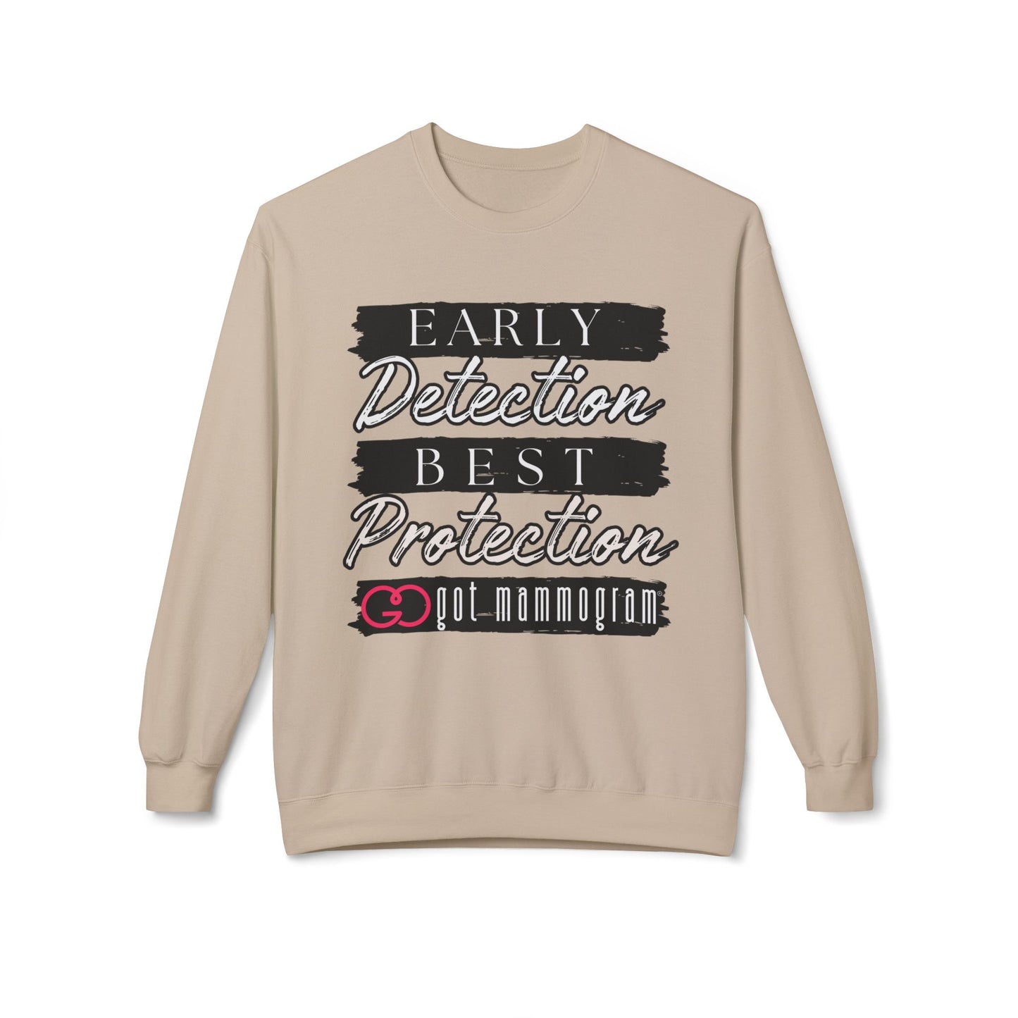 Early Detection Best Protection Mammogram Sweatshirt - Breast Cancer Awareness