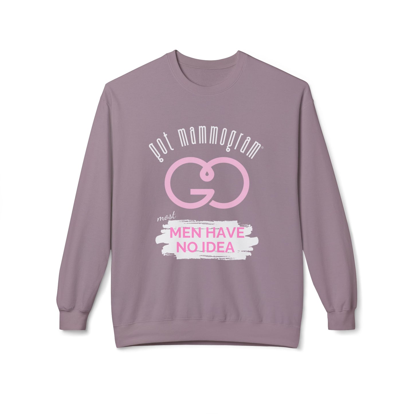 Men Have No Idea Mammogram Sweatshirt - Breast Cancer Awareness