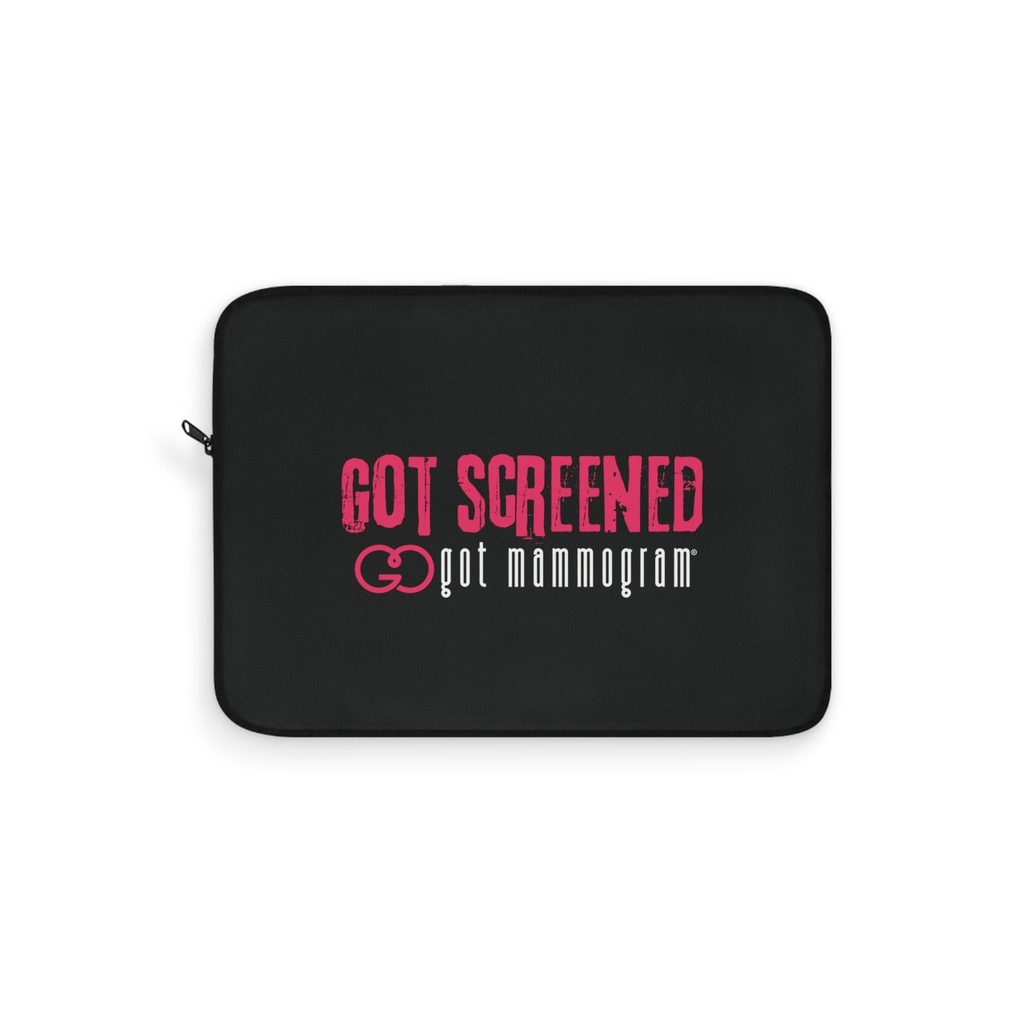 Got Screened Mammogram Laptop Sleeve - Breast Cancer Awareness