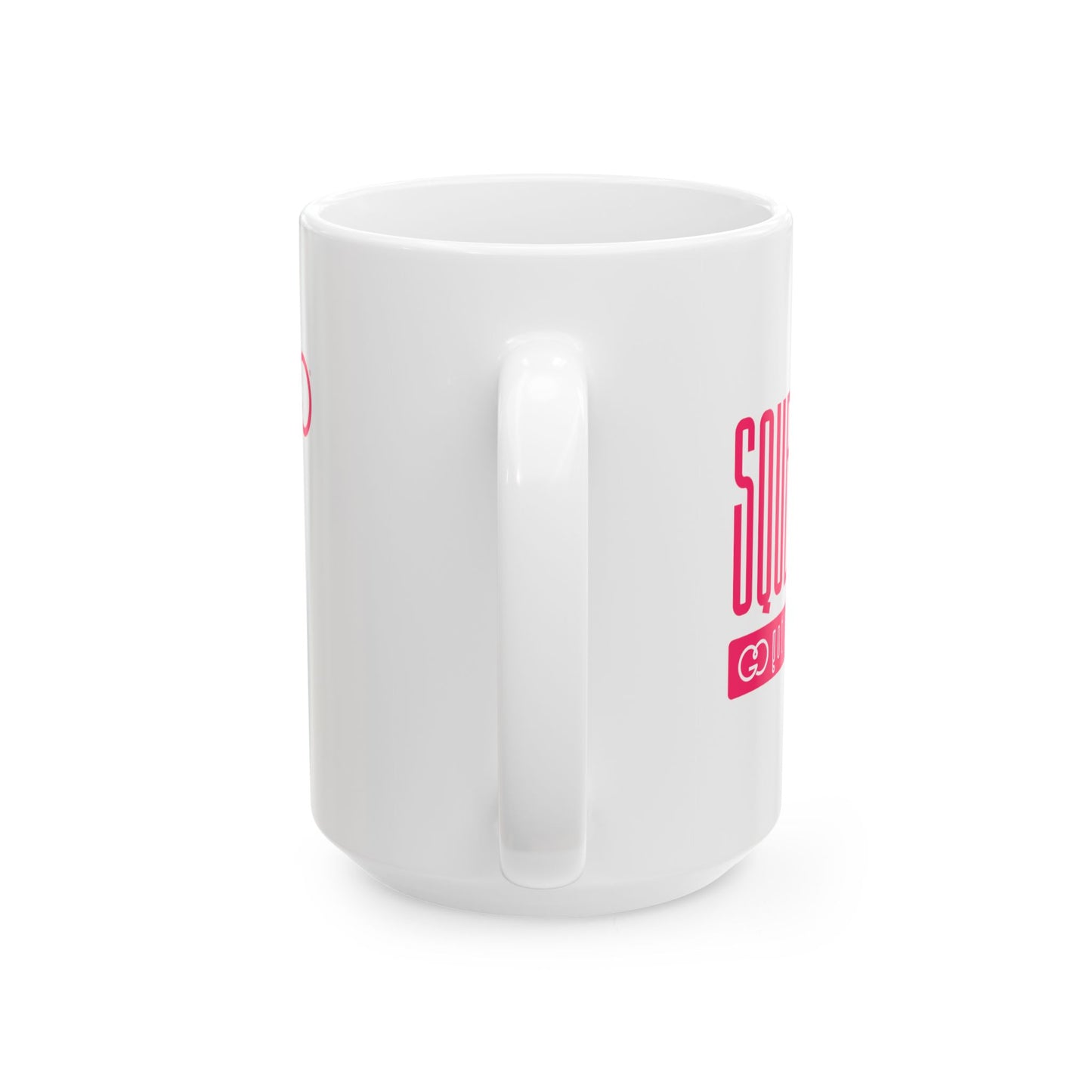 Squeezed Mammogram Ceramic Mug, (11oz, 15oz) - Breast Cancer Awareness