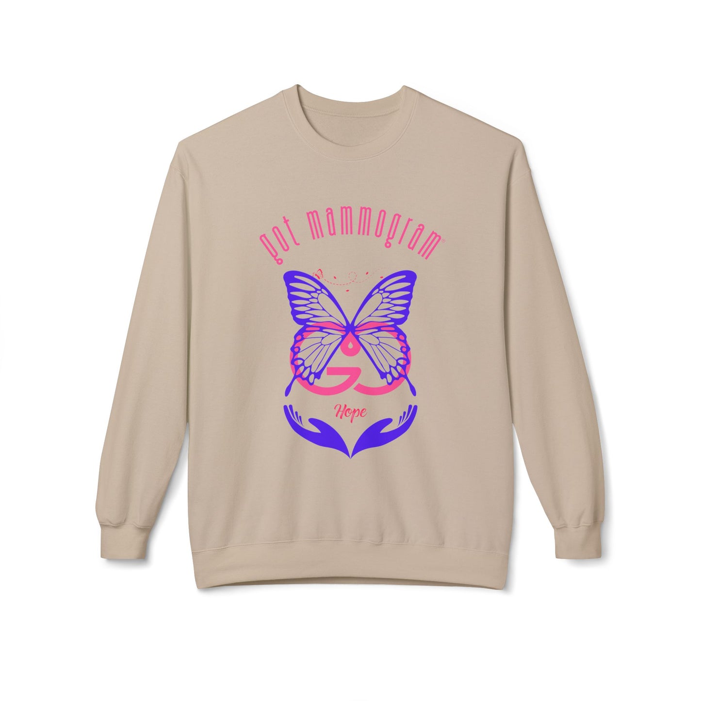 Hope Butterfly Mammogram Sweatshirt - Breast Cancer Awareness