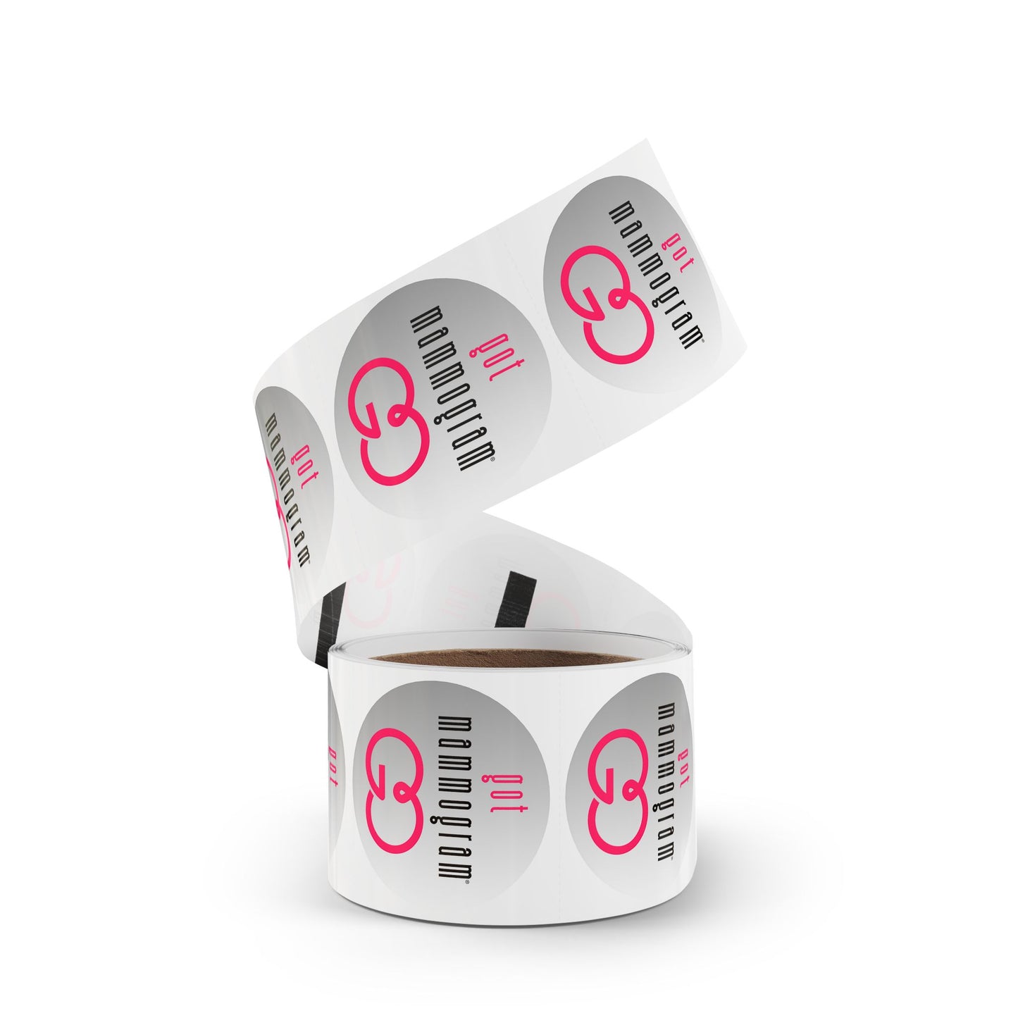 Breast Cancer Awareness Got Mammogram Silver Sticker - Durable and Vibrant