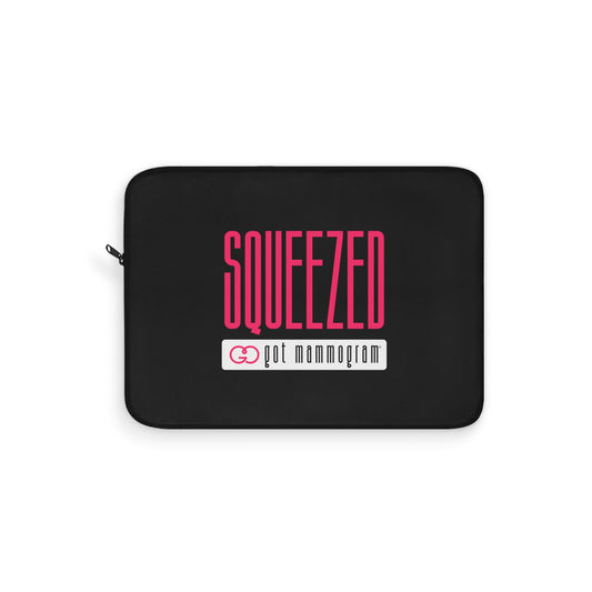 Squeezed Mammogram Laptop Sleeve - Breast Cancer Awareness