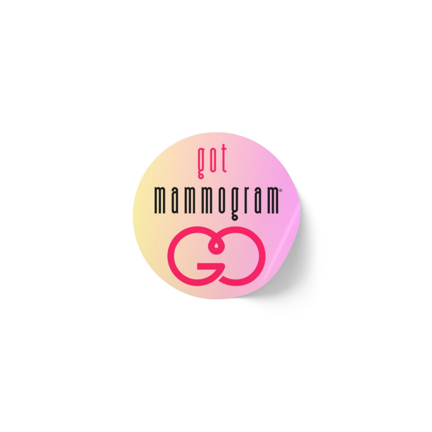 Breast Cancer Awareness Got Mammogram Sunshine Sticker - Durable and Vibrant