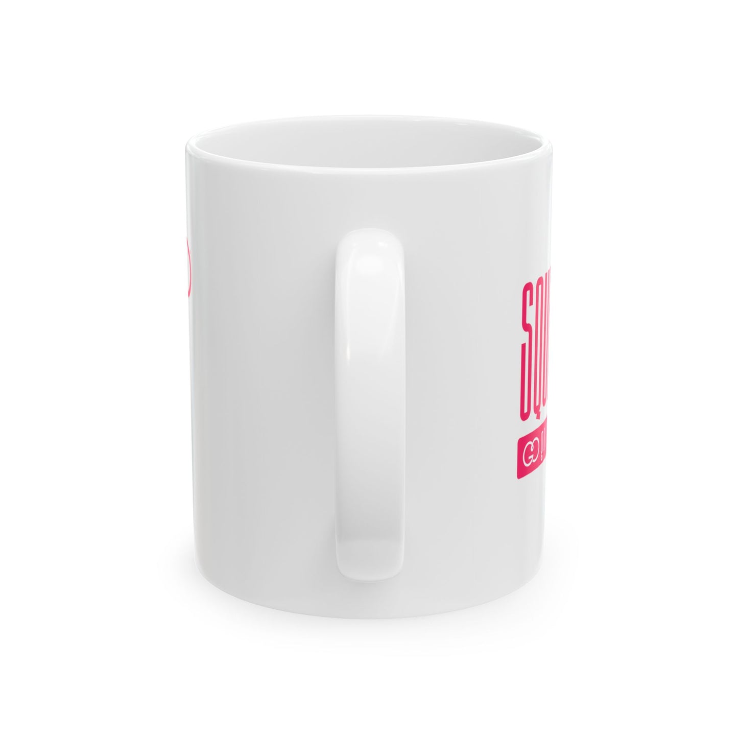 Squeezed Mammogram Ceramic Mug, (11oz, 15oz) - Breast Cancer Awareness