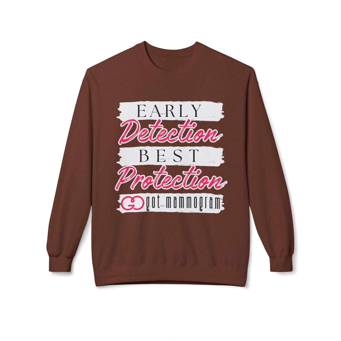 Early Detection Best Protection Mammogram Sweatshirt - Breast Cancer Awareness